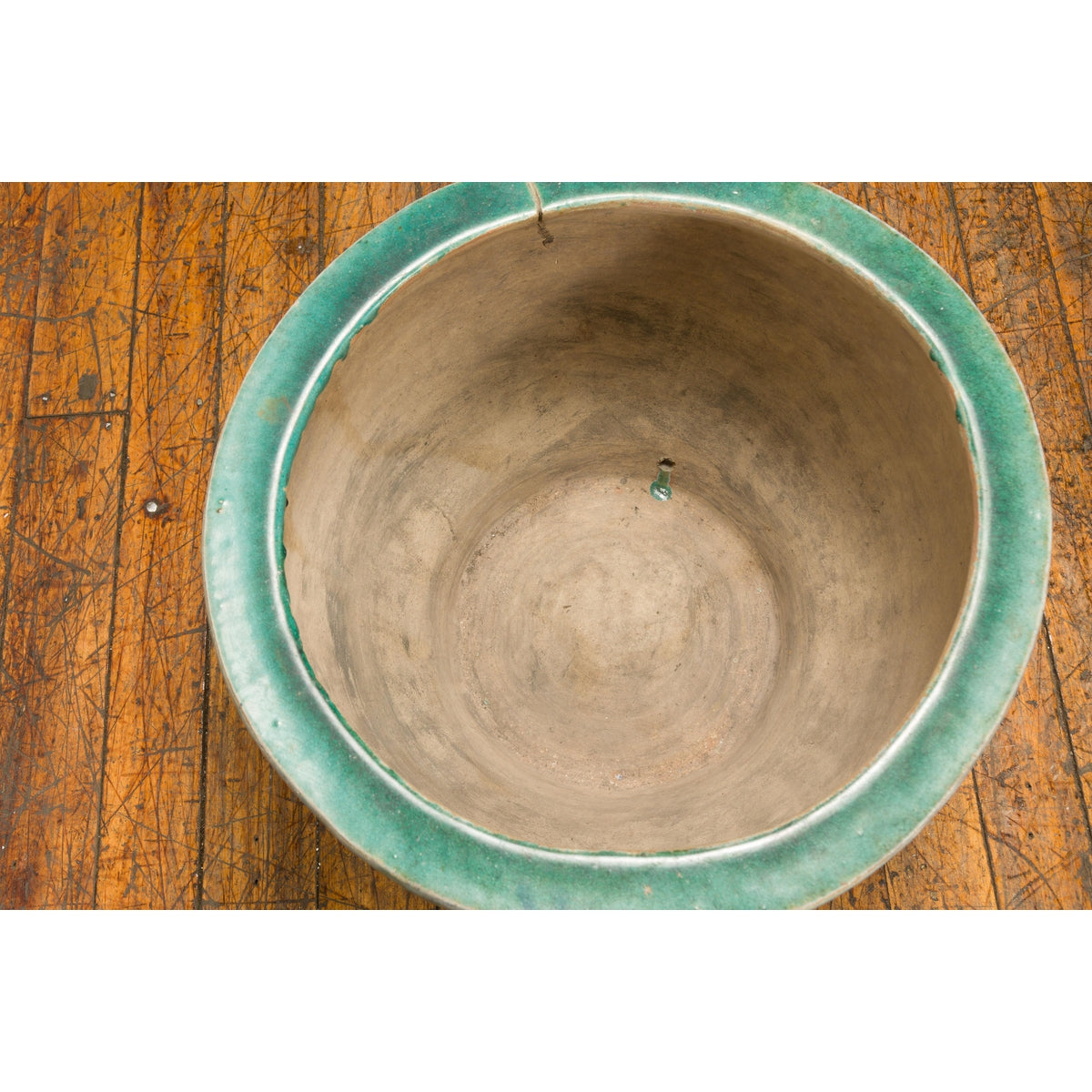 19th Century Antique Green and Blue Garden Planter-13. Asian & Chinese Furniture, Art, Antiques, Vintage Home Décor for sale at FEA Home