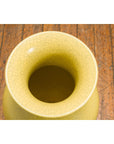 Chinese Vintage Altar Vase with Yellow Crackle Finish and Flaring Neck-12. Asian & Chinese Furniture, Art, Antiques, Vintage Home Décor for sale at FEA Home