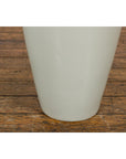 White Porcelain Vintage Vase with Lid-12. Asian & Chinese Furniture, Art, Antiques, Vintage Home Décor for sale at FEA Home