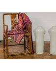 Tall and Slender Vintage White Porcelain Elephant Handles Altar Vases, Near Pair-3. Asian & Chinese Furniture, Art, Antiques, Vintage Home Décor for sale at FEA Home