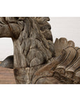 Thai Vintage Painted and Carved Winged Wooden Horse with Striking Expression-4. Asian & Chinese Furniture, Art, Antiques, Vintage Home Décor for sale at FEA Home