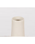 Tall Prem Collection Handmade Artisan Cream Glaze Vase with Slender Lines-10. Asian & Chinese Furniture, Art, Antiques, Vintage Home Décor for sale at FEA Home