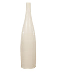 Tall Prem Collection Handmade Artisan Cream Glaze Vase with Slender Lines-2. Asian & Chinese Furniture, Art, Antiques, Vintage Home Décor for sale at FEA Home