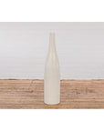 Tall Artisan Made Contemporary Vase with Cream Glaze-11. Asian & Chinese Furniture, Art, Antiques, Vintage Home Décor for sale at FEA Home
