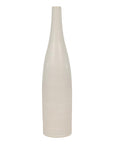 Tall Artisan Made Contemporary Vase with Cream Glaze-13. Asian & Chinese Furniture, Art, Antiques, Vintage Home Décor for sale at FEA Home