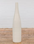 Tall Artisan Made Contemporary Vase with Cream Glaze-3. Asian & Chinese Furniture, Art, Antiques, Vintage Home Décor for sale at FEA Home