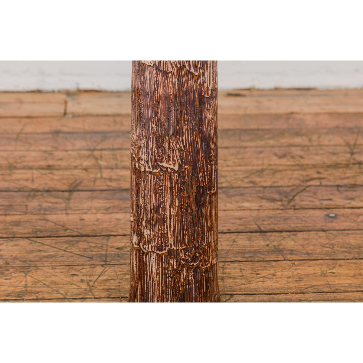 Tall and Slender Textured Brown Minimalist Ceramic Vase-10. Asian & Chinese Furniture, Art, Antiques, Vintage Home Décor for sale at FEA Home