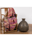 19th Century Brass Vessel with Abundant Etched Foliage Décor-2. Asian & Chinese Furniture, Art, Antiques, Vintage Home Décor for sale at FEA Home