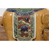 Antique Hand-Painted Annamese Ceramic Garden Stool from Vietnam, circa 1900