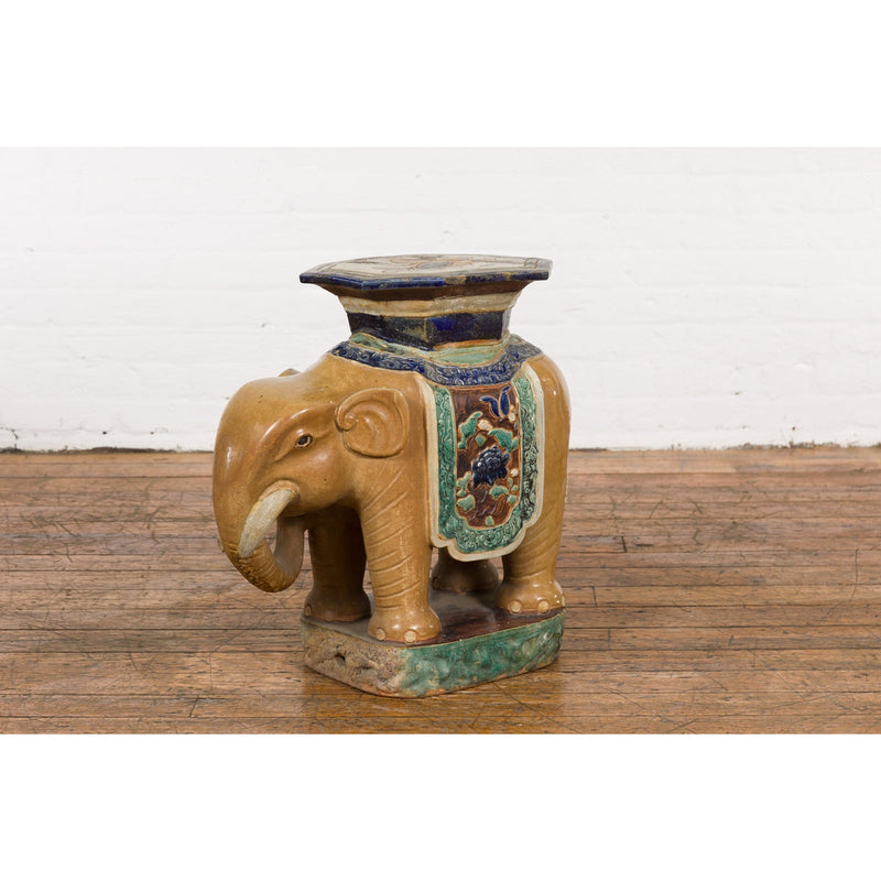 Antique Hand-Painted Annamese Ceramic Garden Stool from Vietnam, circa 1900-YN7840-16. Asian & Chinese Furniture, Art, Antiques, Vintage Home Décor for sale at FEA Home