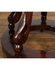 Chinese Late Qing Dynasty Plant Stand with Carved Apron and Curving Legs-14. Asian & Chinese Furniture, Art, Antiques, Vintage Home Décor for sale at FEA Home