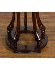 Chinese Late Qing Dynasty Plant Stand with Carved Apron and Curving Legs-8. Asian & Chinese Furniture, Art, Antiques, Vintage Home Décor for sale at FEA Home