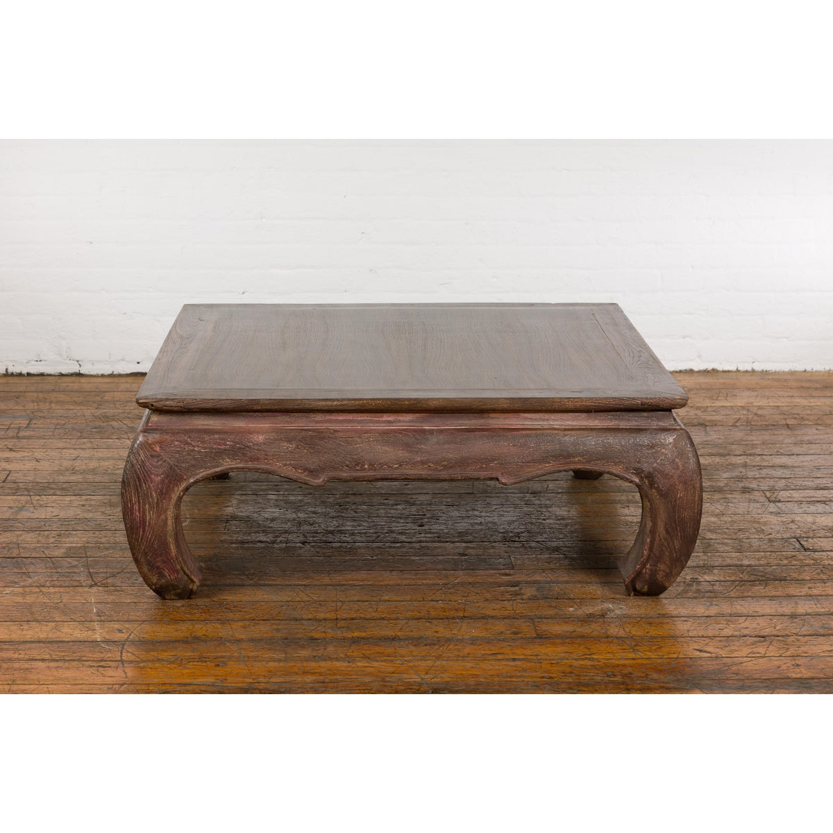 Vintage Asian Distressed Wood Coffee Table-11. Asian & Chinese Furniture, Art, Antiques, Vintage Home Décor for sale at FEA Home