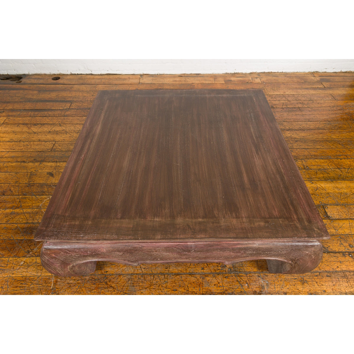 Vintage Asian Distressed Wood Coffee Table-12. Asian & Chinese Furniture, Art, Antiques, Vintage Home Décor for sale at FEA Home