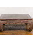Vintage Asian Distressed Wood Coffee Table-4. Asian & Chinese Furniture, Art, Antiques, Vintage Home Décor for sale at FEA Home