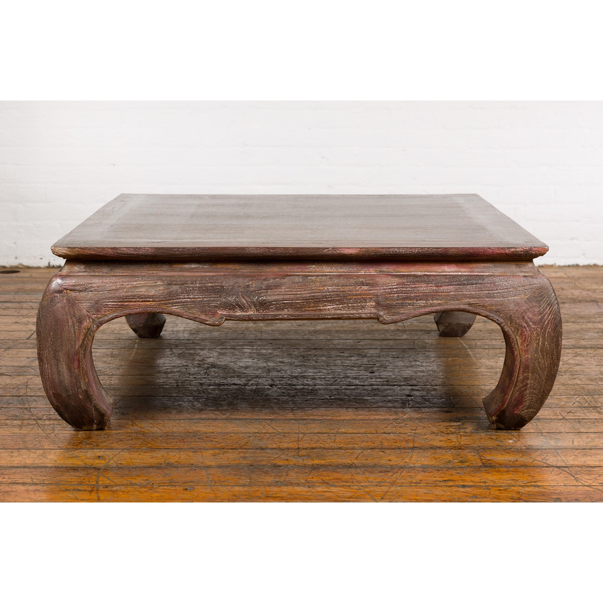 Vintage Asian Distressed Wood Coffee Table-5. Asian & Chinese Furniture, Art, Antiques, Vintage Home Décor for sale at FEA Home