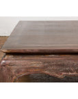 Vintage Asian Distressed Wood Coffee Table-6. Asian & Chinese Furniture, Art, Antiques, Vintage Home Décor for sale at FEA Home