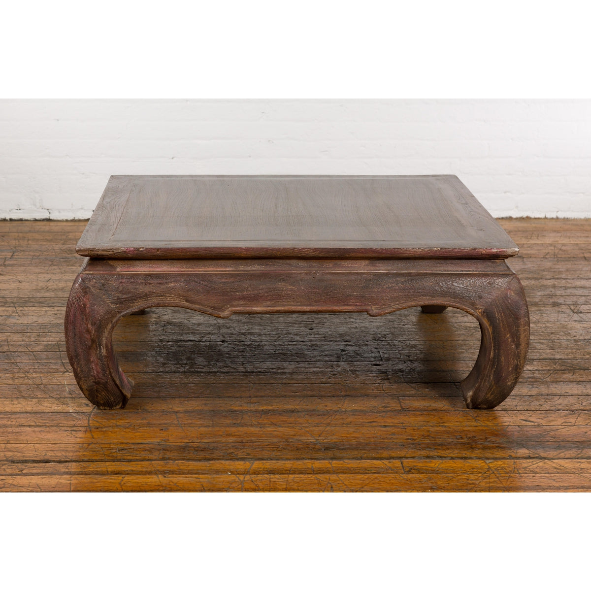 Vintage Asian Distressed Wood Coffee Table-9. Asian & Chinese Furniture, Art, Antiques, Vintage Home Décor for sale at FEA Home