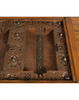 Antique Sheesham Wood and Iron Exterior Door Made into a Coffee Table-10. Asian & Chinese Furniture, Art, Antiques, Vintage Home Décor for sale at FEA Home