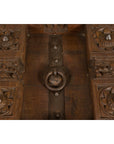 Antique Sheesham Wood and Iron Exterior Door Made into a Coffee Table-12. Asian & Chinese Furniture, Art, Antiques, Vintage Home Décor for sale at FEA Home