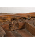 Antique Sheesham Wood and Iron Exterior Door Made into a Coffee Table-18. Asian & Chinese Furniture, Art, Antiques, Vintage Home Décor for sale at FEA Home