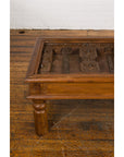 Antique Sheesham Wood and Iron Exterior Door Made into a Coffee Table-5. Asian & Chinese Furniture, Art, Antiques, Vintage Home Décor for sale at FEA Home