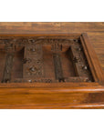 Antique Sheesham Wood and Iron Exterior Door Made into a Coffee Table-7. Asian & Chinese Furniture, Art, Antiques, Vintage Home Décor for sale at FEA Home