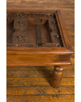 Antique Sheesham Wood and Iron Exterior Door Made into a Coffee Table-8. Asian & Chinese Furniture, Art, Antiques, Vintage Home Décor for sale at FEA Home