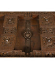 Antique Sheesham Wood and Iron Exterior Door Made into a Coffee Table-9. Asian & Chinese Furniture, Art, Antiques, Vintage Home Décor for sale at FEA Home