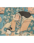 Japanese Meiji Period 19th Century Signed Diptych Woodblock Print, Custom Framed-13. Asian & Chinese Furniture, Art, Antiques, Vintage Home Décor for sale at FEA Home