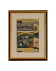 Mughal Style Watercolor on Paper Painting Depicting a Royal Court Scene, Framed-15. Asian & Chinese Furniture, Art, Antiques, Vintage Home Décor for sale at FEA Home