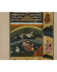 Mughal Style Watercolor on Paper Painting Depicting a Royal Court Scene, Framed-9. Asian & Chinese Furniture, Art, Antiques, Vintage Home Décor for sale at FEA Home