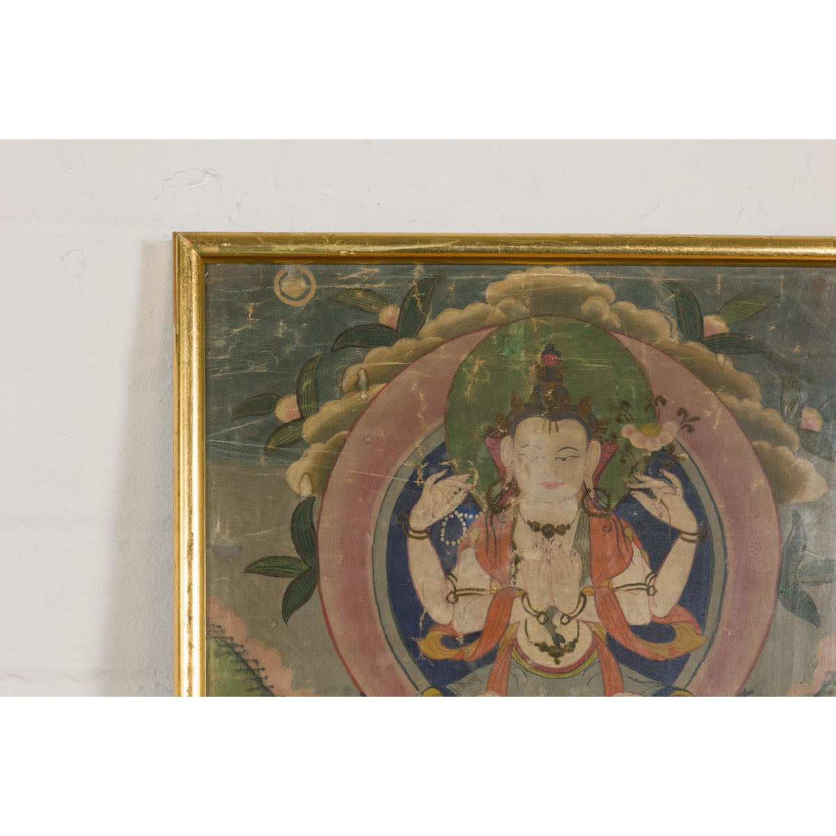 Antique Framed Buddhist Painting-6. Asian & Chinese Furniture, Art, Antiques, Vintage Home Décor for sale at FEA Home