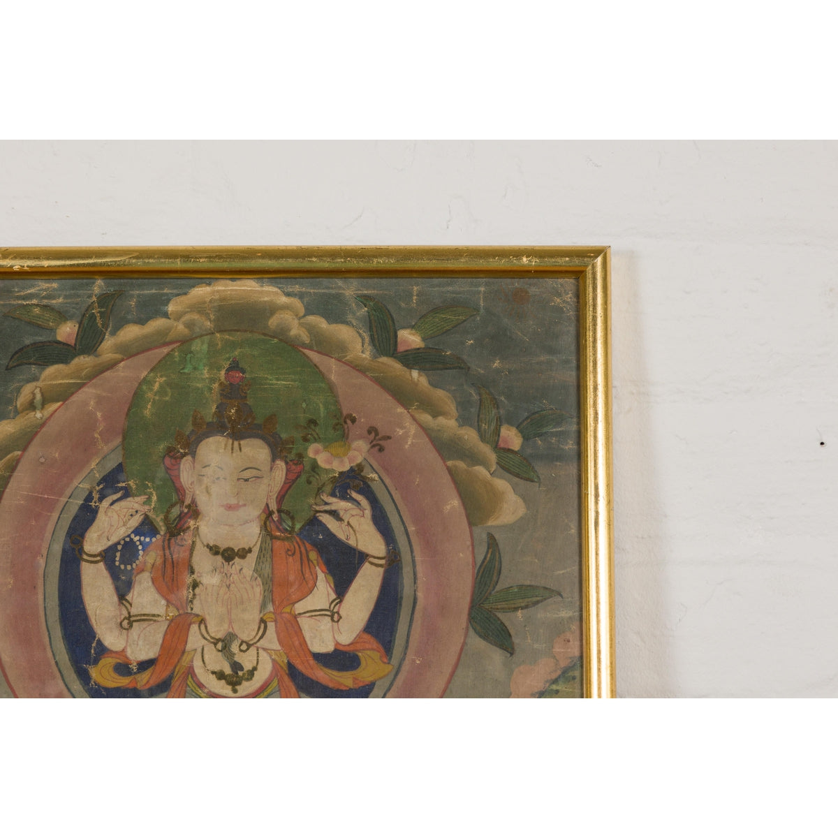 Antique Framed Buddhist Painting-7. Asian & Chinese Furniture, Art, Antiques, Vintage Home Décor for sale at FEA Home