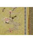Late Qing Dynasty Embroidered Silk Fabric with Bird in Custom Frame-10. Asian & Chinese Furniture, Art, Antiques, Vintage Home Décor for sale at FEA Home