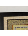 Late Qing Dynasty Embroidered Silk Fabric with Bird in Custom Frame-12. Asian & Chinese Furniture, Art, Antiques, Vintage Home Décor for sale at FEA Home