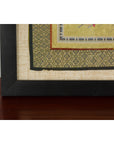Late Qing Dynasty Embroidered Silk Fabric with Bird in Custom Frame-14. Asian & Chinese Furniture, Art, Antiques, Vintage Home Décor for sale at FEA Home
