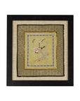 Late Qing Dynasty Embroidered Silk Fabric with Bird in Custom Frame-3. Asian & Chinese Furniture, Art, Antiques, Vintage Home Décor for sale at FEA Home