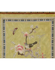 Late Qing Dynasty Embroidered Silk Fabric with Bird in Custom Frame-9. Asian & Chinese Furniture, Art, Antiques, Vintage Home Décor for sale at FEA Home