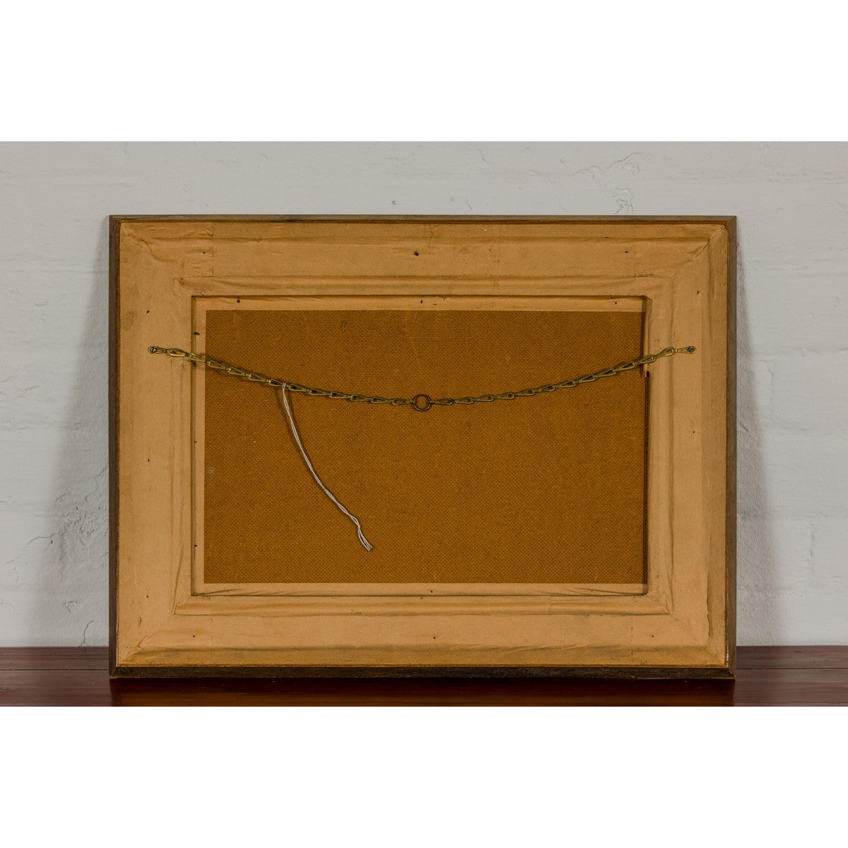 Framed Illuminated Manuscript from Thai Buddhist Prayer Book Under Glass-14. Asian & Chinese Furniture, Art, Antiques, Vintage Home Décor for sale at FEA Home