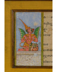 Framed Illuminated Manuscript from Thai Buddhist Prayer Book Under Glass-9. Asian & Chinese Furniture, Art, Antiques, Vintage Home Décor for sale at FEA Home