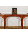 Antique Reverse Painting on Glass Depicting a Woman with Bowl of Fruits-3. Asian & Chinese Furniture, Art, Antiques, Vintage Home Décor for sale at FEA Home