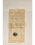 1780s American Revolutionary War Bond, State of Connecticut in Black Frame-13. Asian & Chinese Furniture, Art, Antiques, Vintage Home Décor for sale at FEA Home
