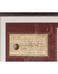 1780s American Revolutionary War Bond, State of Connecticut in Black Frame-8. Asian & Chinese Furniture, Art, Antiques, Vintage Home Décor for sale at FEA Home