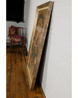 Taoist Hand-Painted Portrait on Parchment Paper in Custom Frame-19. Asian & Chinese Furniture, Art, Antiques, Vintage Home Décor for sale at FEA Home