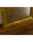 Colonial Vintage Giltwood Trumeau Mirror with Carved Scrollwork Motifs-12. Asian & Chinese Furniture, Art, Antiques, Vintage Home Décor for sale at FEA Home