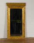 Colonial Vintage Giltwood Trumeau Mirror with Carved Scrollwork Motifs-2. Asian & Chinese Furniture, Art, Antiques, Vintage Home Décor for sale at FEA Home