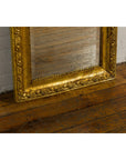 Colonial Vintage Giltwood Trumeau Mirror with Carved Scrollwork Motifs-8. Asian & Chinese Furniture, Art, Antiques, Vintage Home Décor for sale at FEA Home