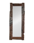 Country Style Antique Driftwood Made into Full Length Mirror, Rustic Character-14. Asian & Chinese Furniture, Art, Antiques, Vintage Home Décor for sale at FEA Home