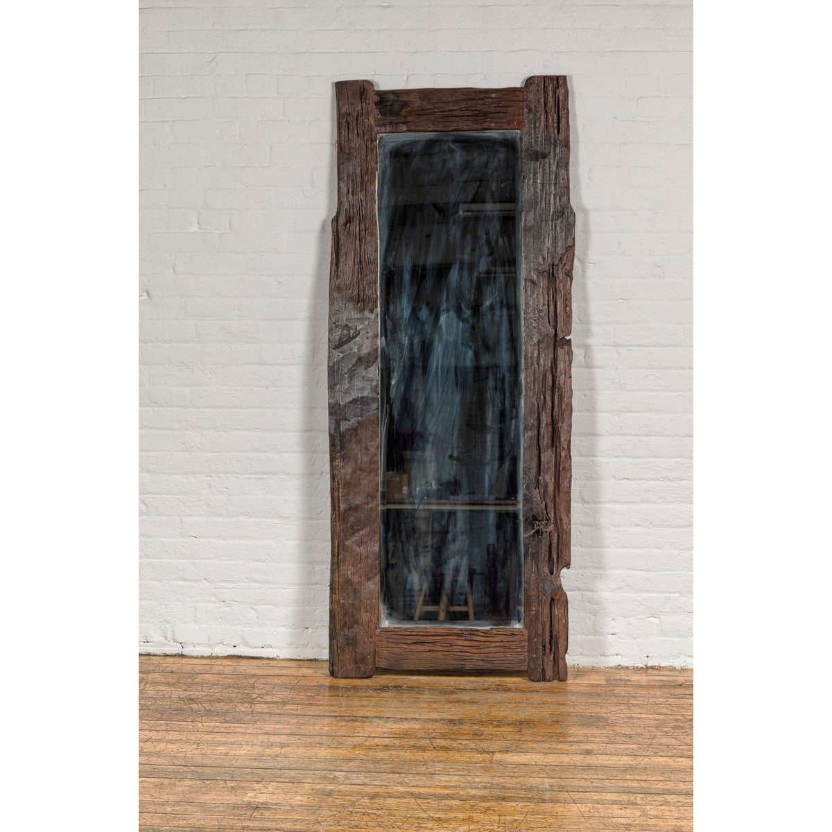 Country Style Antique Driftwood Made into Full Length Mirror, Rustic Character-2. Asian & Chinese Furniture, Art, Antiques, Vintage Home Décor for sale at FEA Home